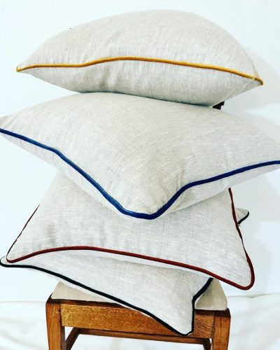 Vintage fabric pillows